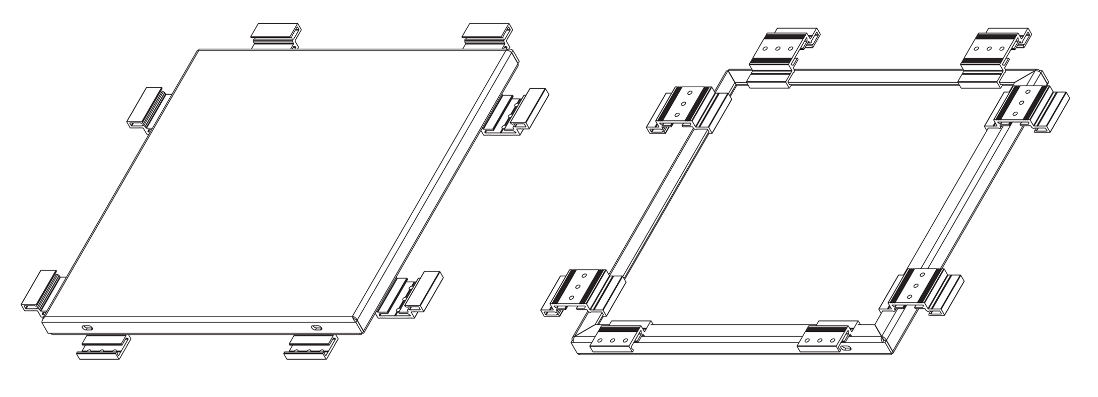 Aluminum Plate Panel App 02 Profile Shape