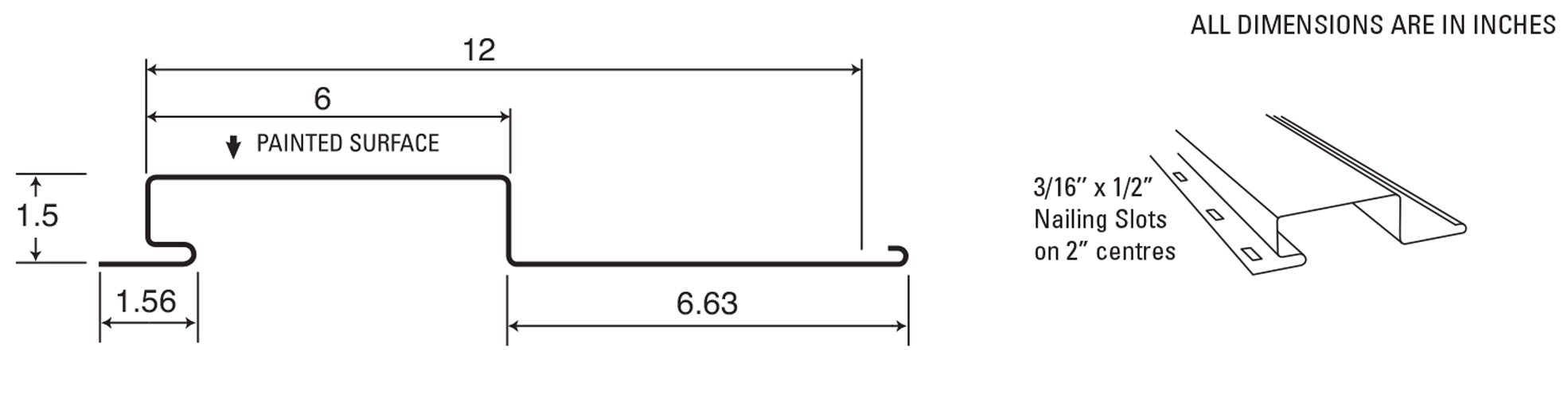 Hf 6 Hidden Concealed Fastening System Steel Siding And Soffit Panels Profile