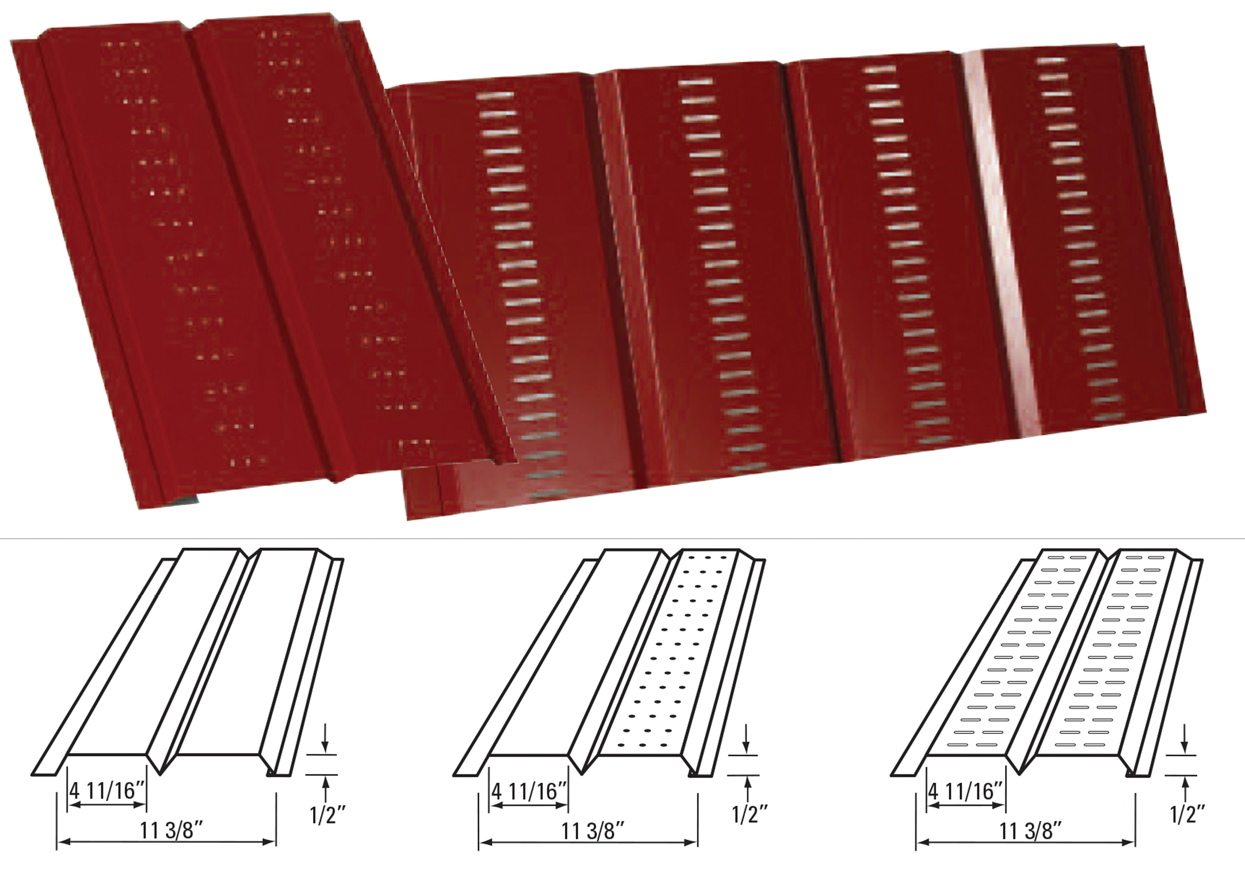 Hf Soffit Hidden Concealed Fastening System Steel Siding And Soffit Panels Profile Options