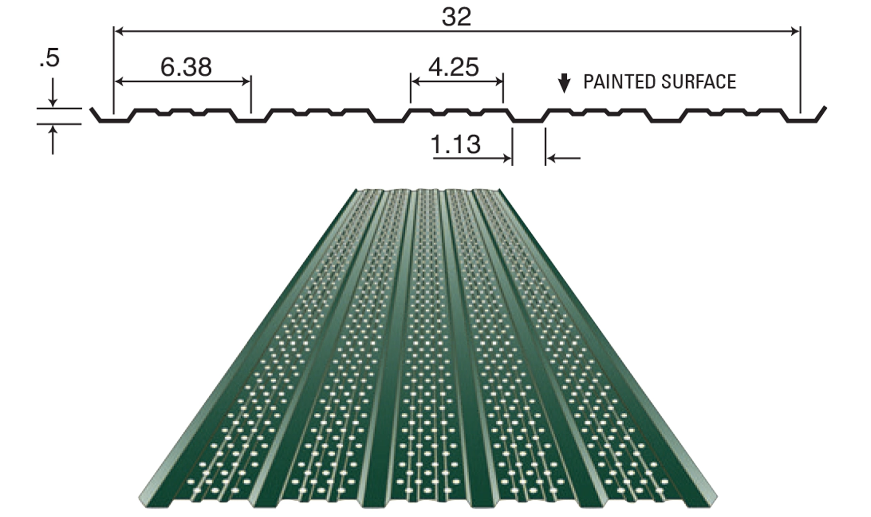 Hf Stratus Vented Soffit Hidden Concealed Fastening System Steel Siding And Soffit Panels Photo
