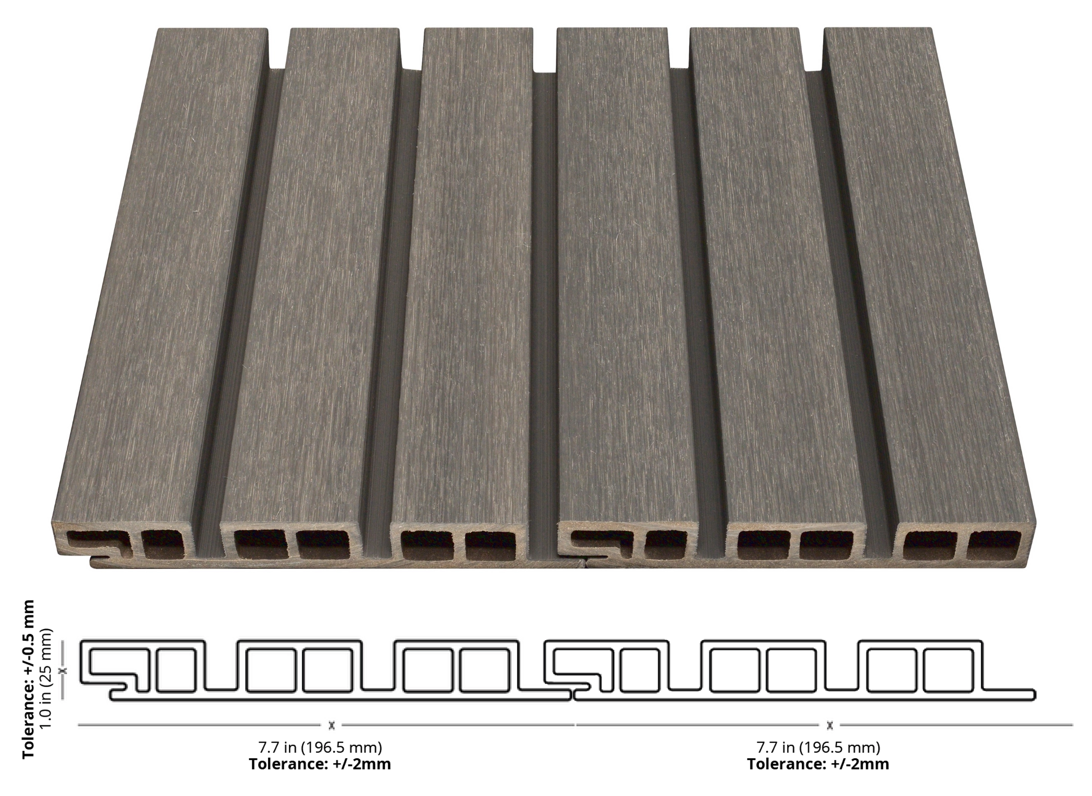Wpc Wood Plastic Composit Siding And Soffit Profile 02 Detail Photo 01